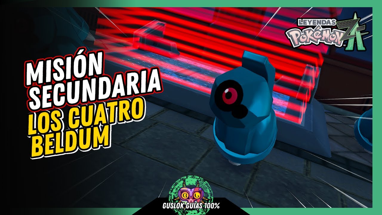 MISIÓN SECUNDARIA 092: LOS CUATRO BELDUM | GUÍA 100% | 💯Leyendas Pokemon: Z-A🏆 MISIÓN SECUNDARIA 092: LOS CUATRO BELDUM | GUÍA 100% | 💯Leyendas Pokemon: Z-A🏆