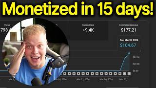 Monetize a YouTube Channel in 15 Days — Step-by-Step Guide & Transcript