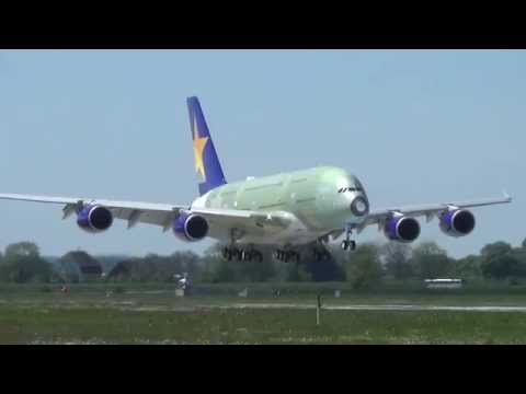 Not Delivered Skymark Airlines | スカイマーク株式会社 | Airbus A380 | Landing Hamburg