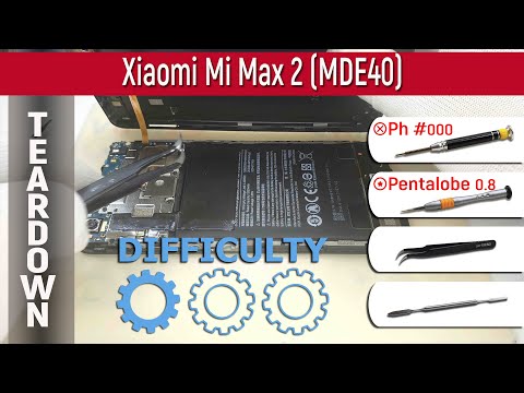 Xiaomi Mi Max 2 MDE40 📱 Teardown Take apart Tutorial