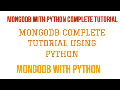 Mongodb With Python Complete Tutorialmongodb Pymongo Complete Tutorialpart1