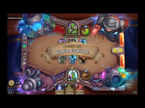 Solution Puzzle Lab Board Clear: Contamination! - Flobbidinous (3/7), Hearthstone Boomsday