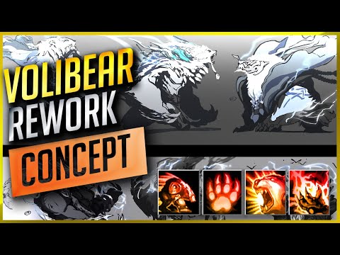 New Rework:Demi God Volibear! strongest Jungler in the game possibility?  (Concept)