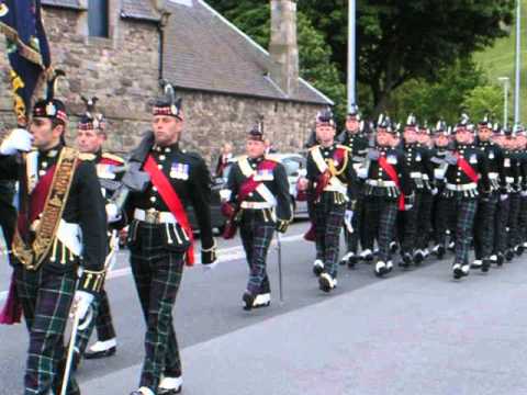 Last parade of KOSB in Edinburgh