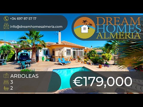 3 bed 2 bath villa with swimming pool and fabulous views Arboleas REF-3251