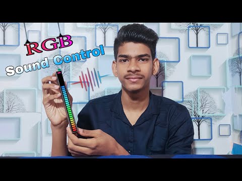 Rgb rhythm light | colourful sound control voice activated |...