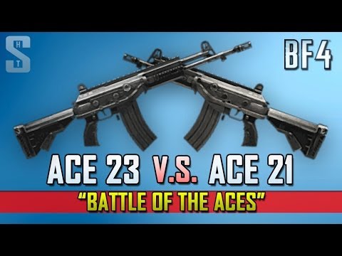 ACE 23 V.S. ACE 21 CQB : Battle of the ACES! - Battlefield 4 Weapon Comparison