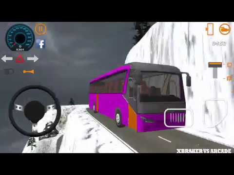 Bus Hill Climbing Simulator 2019 | Offroad New Color Pink Bus Mountain Road - Android GamePlay HD