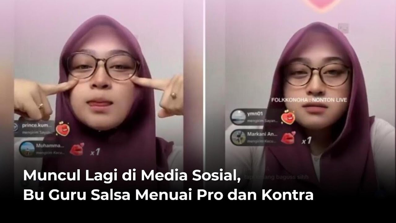 Muncul Lagi di Media Sosial, Bu Guru Salsa Menuai Pro dan Kontra