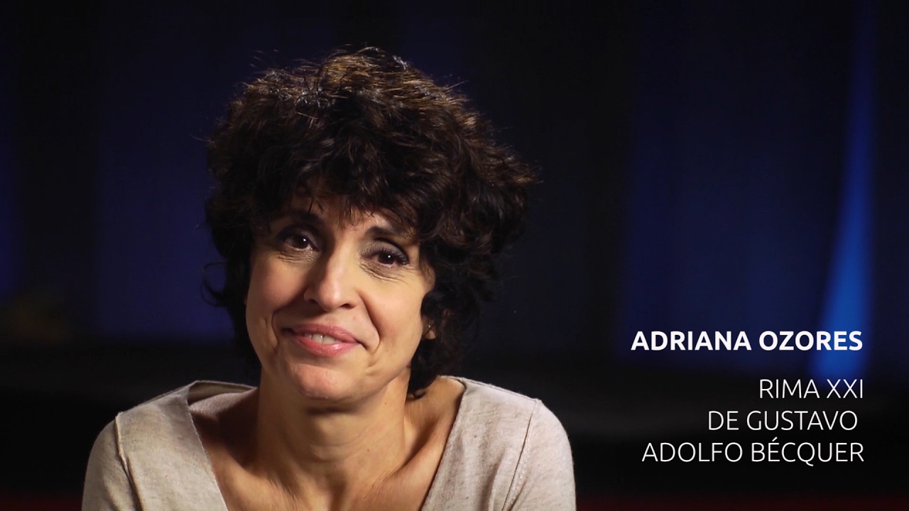 Adriana Ozores recita la Rima XXI de Gustavo Adolfo Bécquer