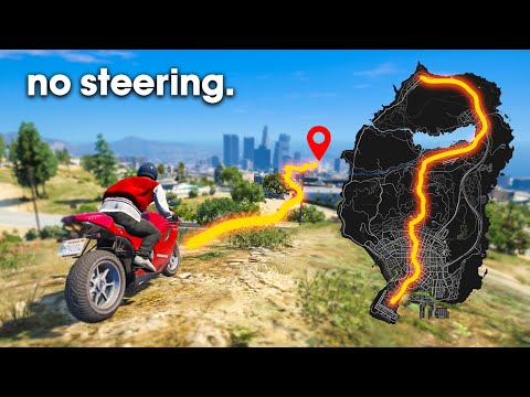 Can You Cross The Map In GTA 5 Without Steering On A Bike?