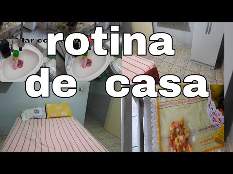 Rotina de casa 🏠 limpeza  no banheiro /almoço diferente saudável