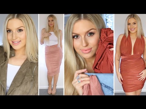Clothing Haul & Try On's ♡ Missguided Dresses, Jackets & Jeans!