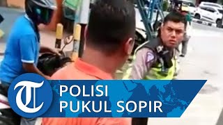 Viral Polisi Pukul Sopir Ambulans yang Bawa Pasien Gara-gara Bunyikan Sirine saat Jalanan Macet