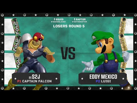 FOUR LOKO FIGHT NIGHT - s2j(C.Falcon) VS Eddy Mexico(Luigi) Losers round 5