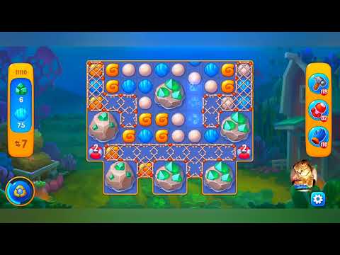 фишдом 2023  #  11110 уровень - прохождение без бустеров # Fishdom,   11110  level - no Boosters.