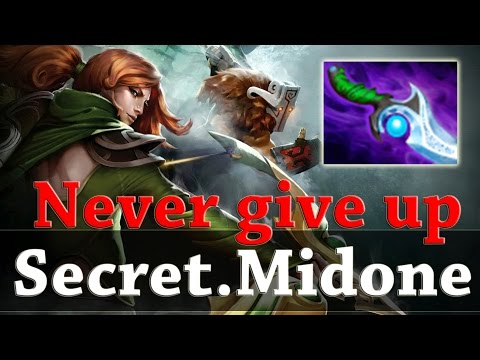 Team Secret Midone Windranger Never give up !