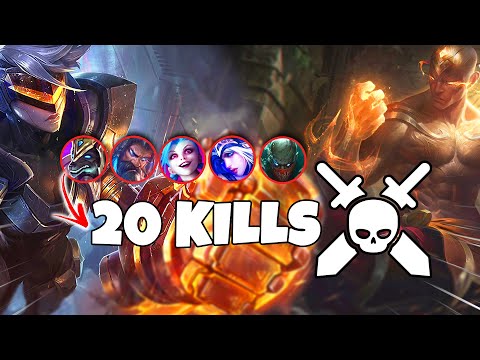 CHALLENGE 20 KILLS SU TUTTI W/ @deidxra5928 - League of Legends ITA #3664