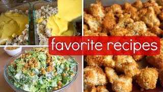 Cooking for a Non-Vegan // Mac & Cheese, Caesar Salad, Buffalo Cauliflower