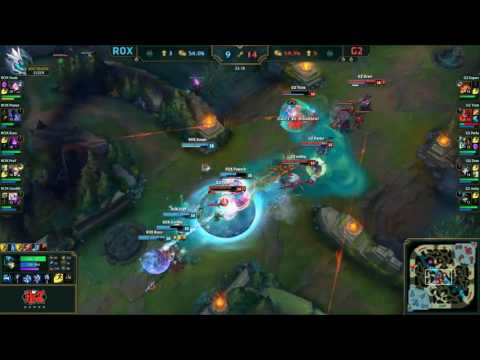 ROX vs G2 - Smeb Kennen Ult Play - League of Legends