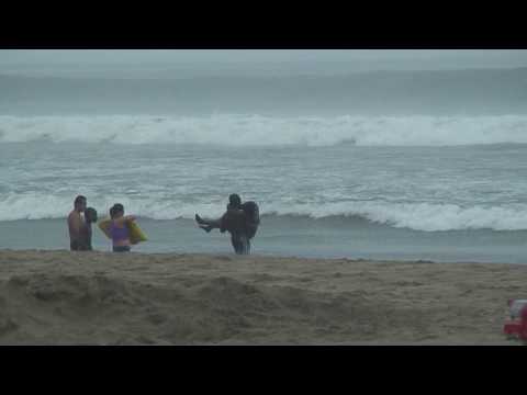 La Badi beach Accra, warm and windy