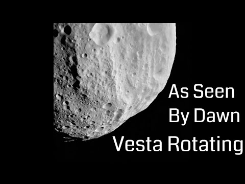Vesta Rotating As Seen By NASA's Dawn Spacecraft