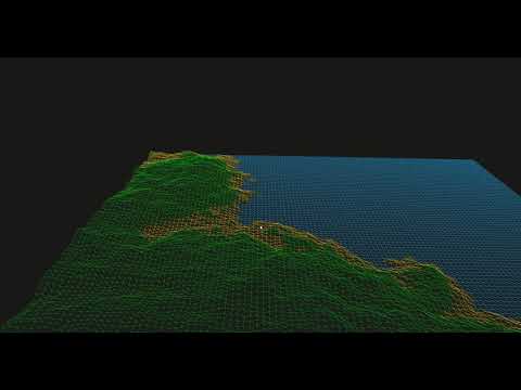Pyglet Procedural Terrain  Test2 (OpengGL)