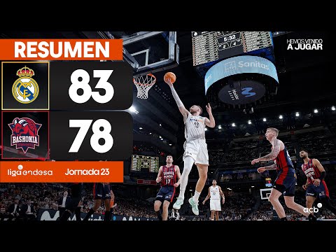 Resumen Real Madrid 83 - Baskonia 78 (J23)