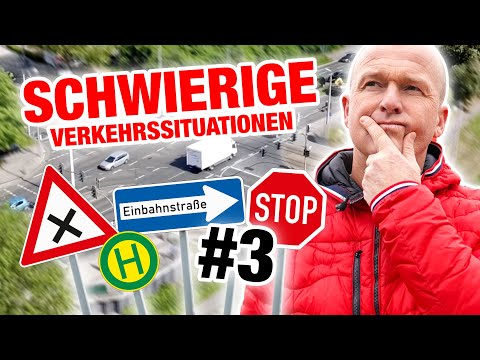 Driving Licence - Difficult Traffic Situations - Simply Explained! 🚘 #3 | Fischer Academy