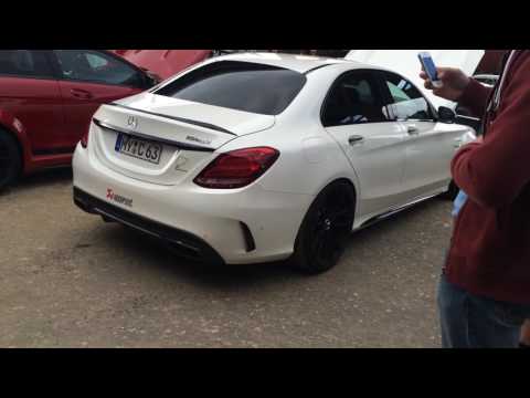 Mercedes C63 s AMG Renntech Akrapovic Sound