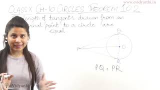 Circles Theorem 10.2 - Last Day Revision - Class 10 Math