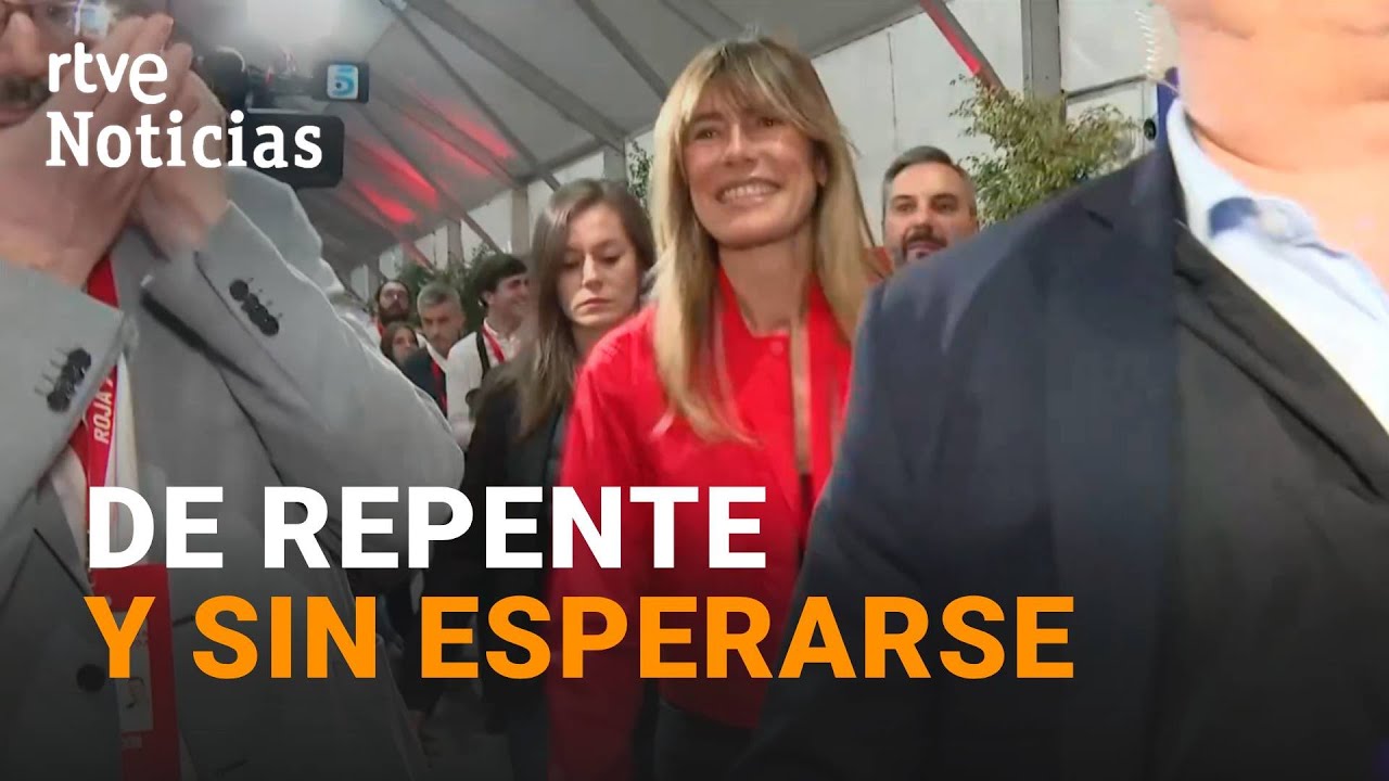 CONGRESO PSOE: BEGOÑA GÓMEZ se PRESENTA por SORPRESA y ZAPATERO PIDE UNIDAD en TORNO a SÁNCHEZ| RTVE
