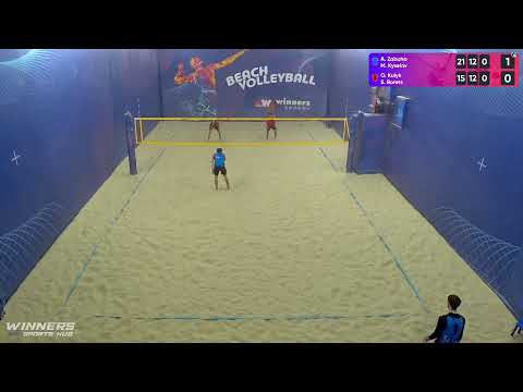08:10 A. Zabuha / M. Kyselov - O. Kulyk / S. Borets 19.12.2022 | Winners Beach Volleyball
