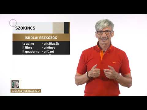 Szólalj meg! – olaszul, 2017. augusztus 14.