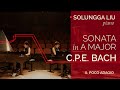 C. P. E. Bach Keyboard Sonata in A Major, H. 186, II. Poco Adagio