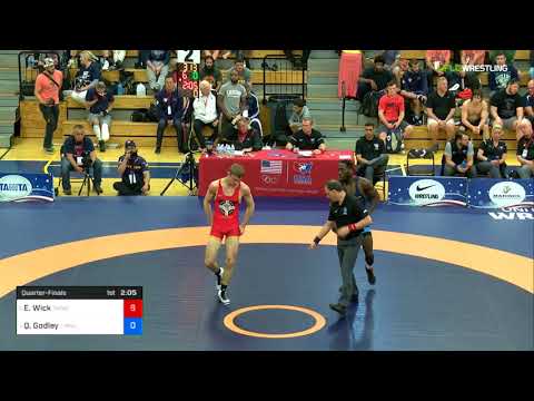 2018 FS WTT Challenge/Senior Men 74 Quarter-Finals - Evan Wick (TMWC) Vs. Quinton Godley (TMWC).mp