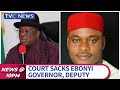 (WATCH) PDP Commends Judgment As Court Sacks Ebonyi Governor, Deputy