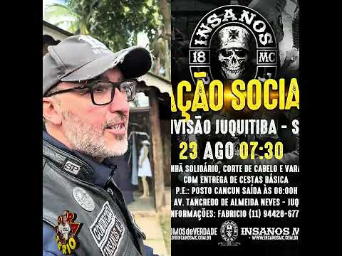INSANOS MC DIVISÃO DE JUQUITIBA AÇÃO SOCIAL NA ALDEIA DO AGOSTO ARTESANATO 2026