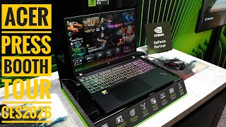 Inside Acer’s CES 2026 Booth — New Gaming Laptops, Monitors & Gear