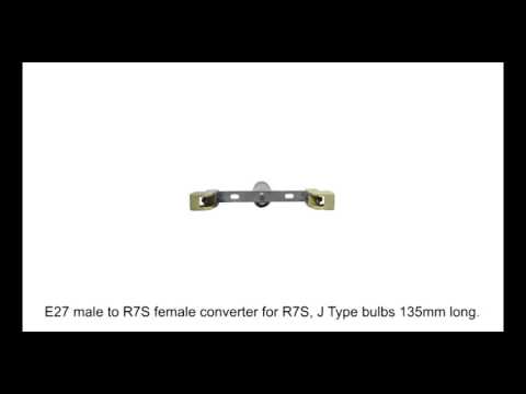 84867  E27 male to R7S female converter