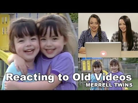 Reacting to Old Videos - Merrell Twins Video