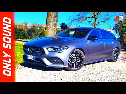 NEW MERCEDES CLA SHOOTING BRAKE 2020 - FIRST TEST DRIVE ONLY SOUND