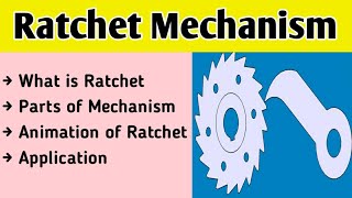Ratchet Mechanism | Animation of Ratchet #mechanism #ratchet