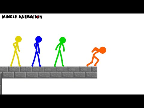 Stickman VS Minecraft: Secret Room School-AVM shorts animation complete