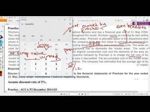 ACCA SBR (Strategic Business Reporting) IAS 16, IAS 40, IAS 38