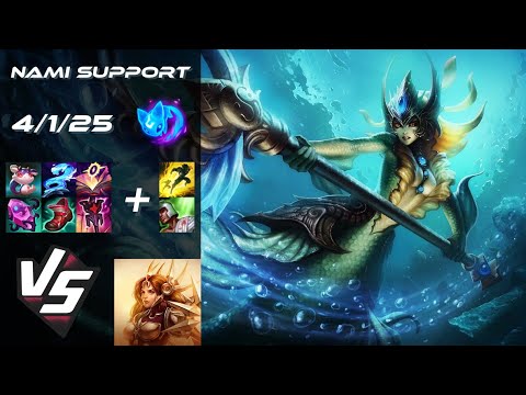 SUPPORT Nami vs Leona - EU Challenger Patch 14.21