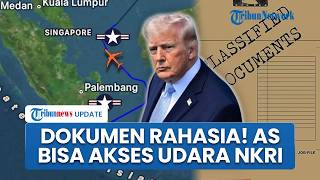 Bocor Dokumen Rahasia Ungkap AS Bebas Akses Wilayah Udara Indonesia, Pesawat Militer Operasi Darurat