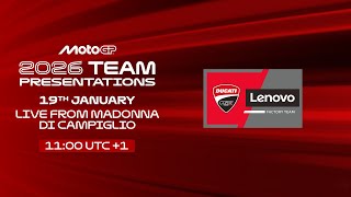 Ducati Lenovo Team 2026 Resmi Diluncurkan, Sambut Era Centenario dengan Livery Rosso Centenario