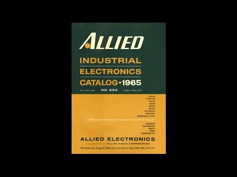 1965 Allied Electronics - Industrial Electronics Catalog #650