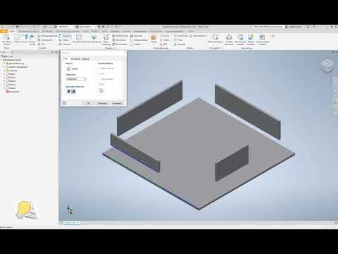 06 - Inventor Blechkonstruktion - Biegung